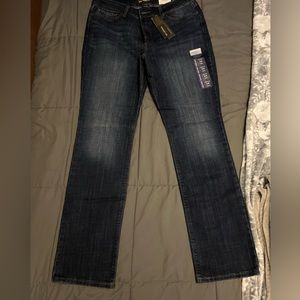 Lee secretly shapes straight leg jeans, 14 long